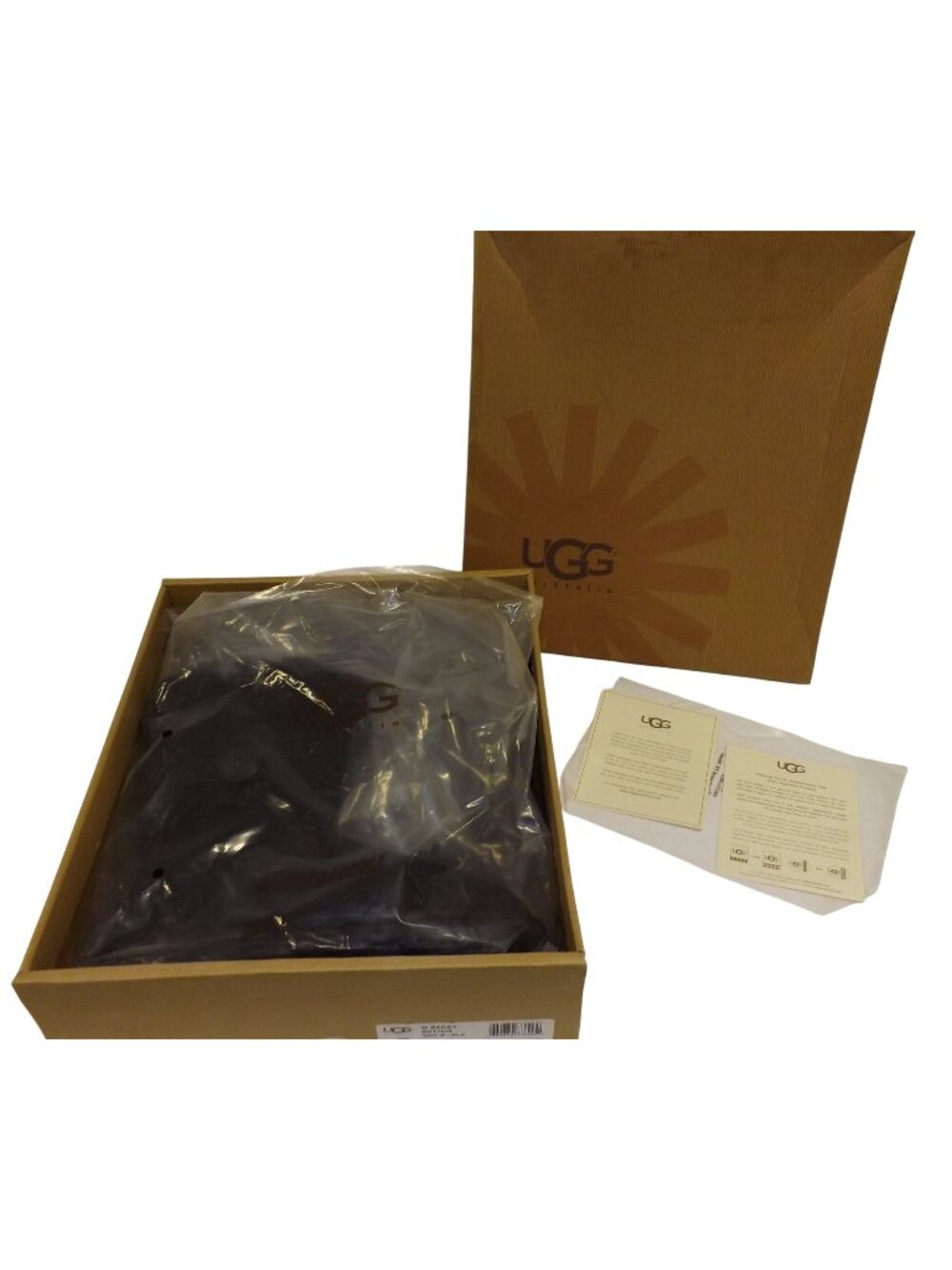 UGG Womens Bailey Button Boots Black Size 7 New In Box With Tags